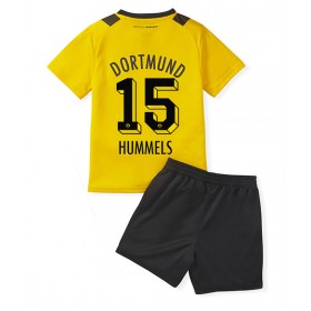 Baby Fußballbekleidung Borussia Dortmund Mats Hummels #15 Heimtrikot 2022-23 Kurzarm (+ kurze hosen)